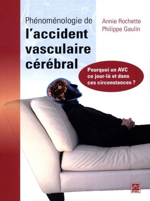 cover image of Phénoménologie de l'accident vasculaire cérébral